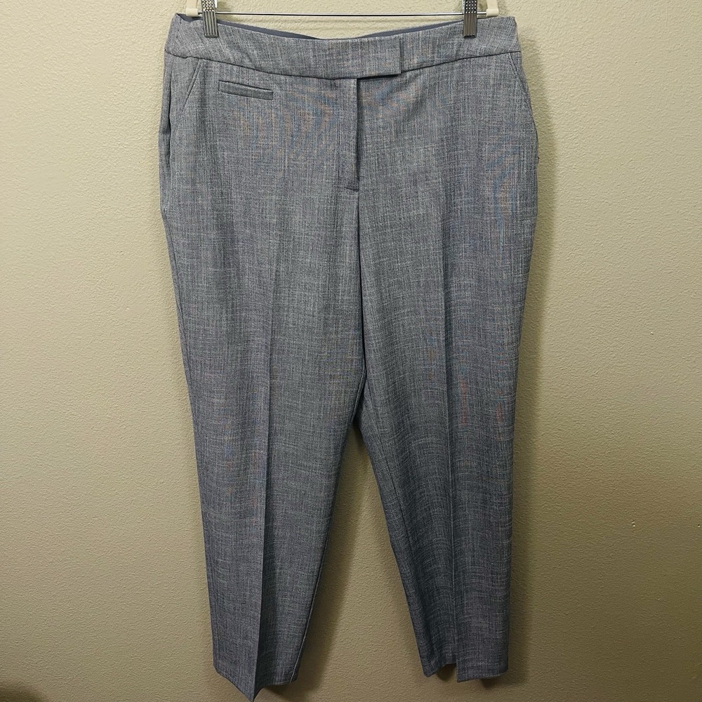 Investments Women's Pants Slacks‎ Blue Gray Stretch Professional Office Sz 18